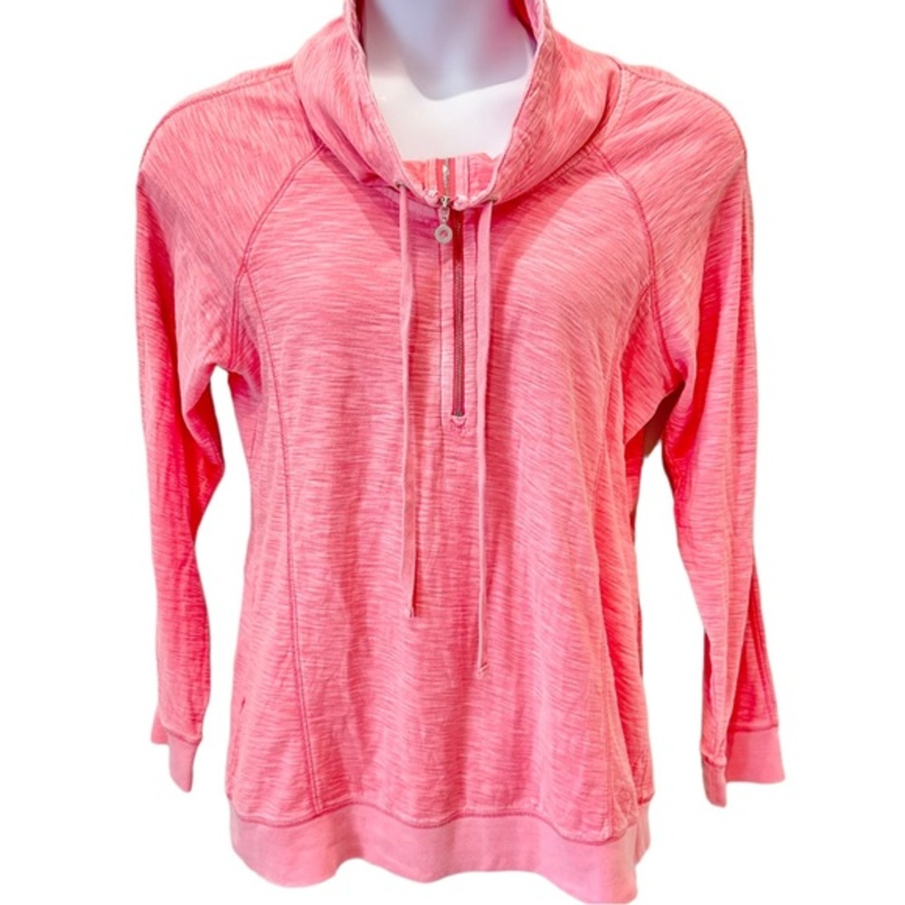 Tommy Bahama Womens Pullover Cotton 1/4 Zip Up Size: L